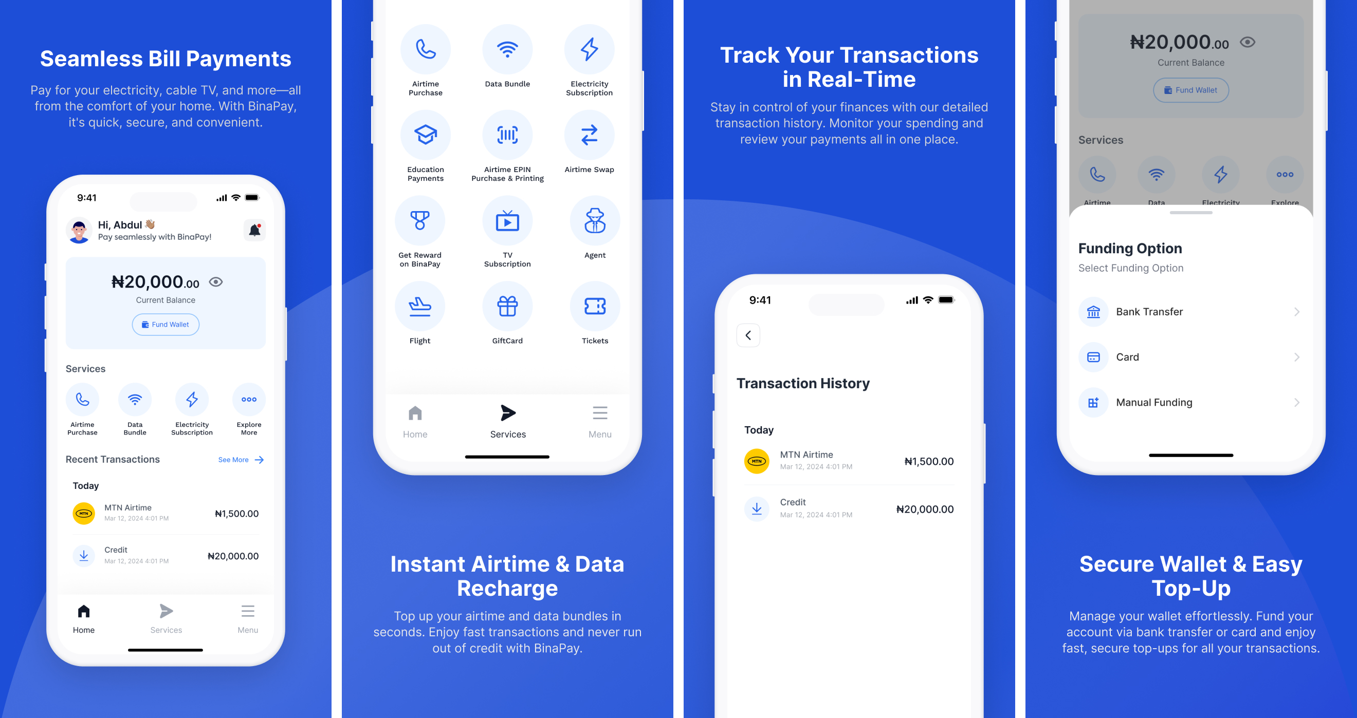 Binapay on Mobile